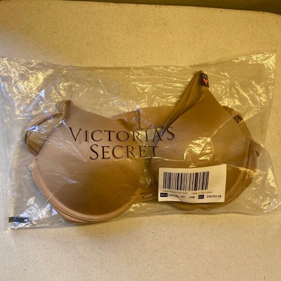 Victoria’s Secret Very Sexy Push Up Bra Nude Size 34B New With Tags & Packaging - Picture 2 of 14
